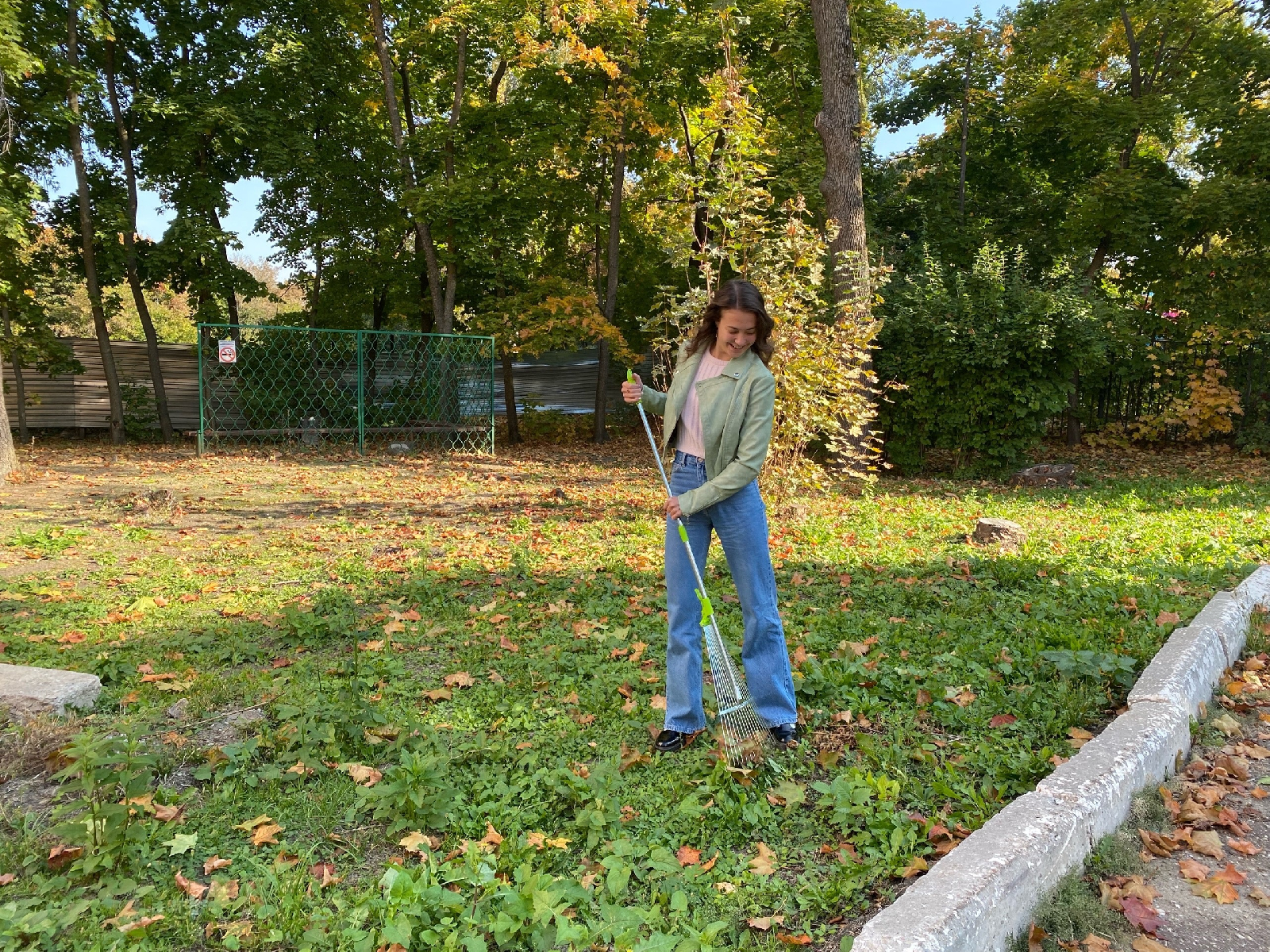 Уборка территории, группа 23ФХ1